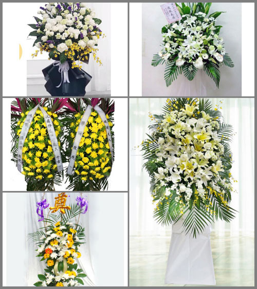 广东东莞市虎门镇大宁社区白事花篮预定